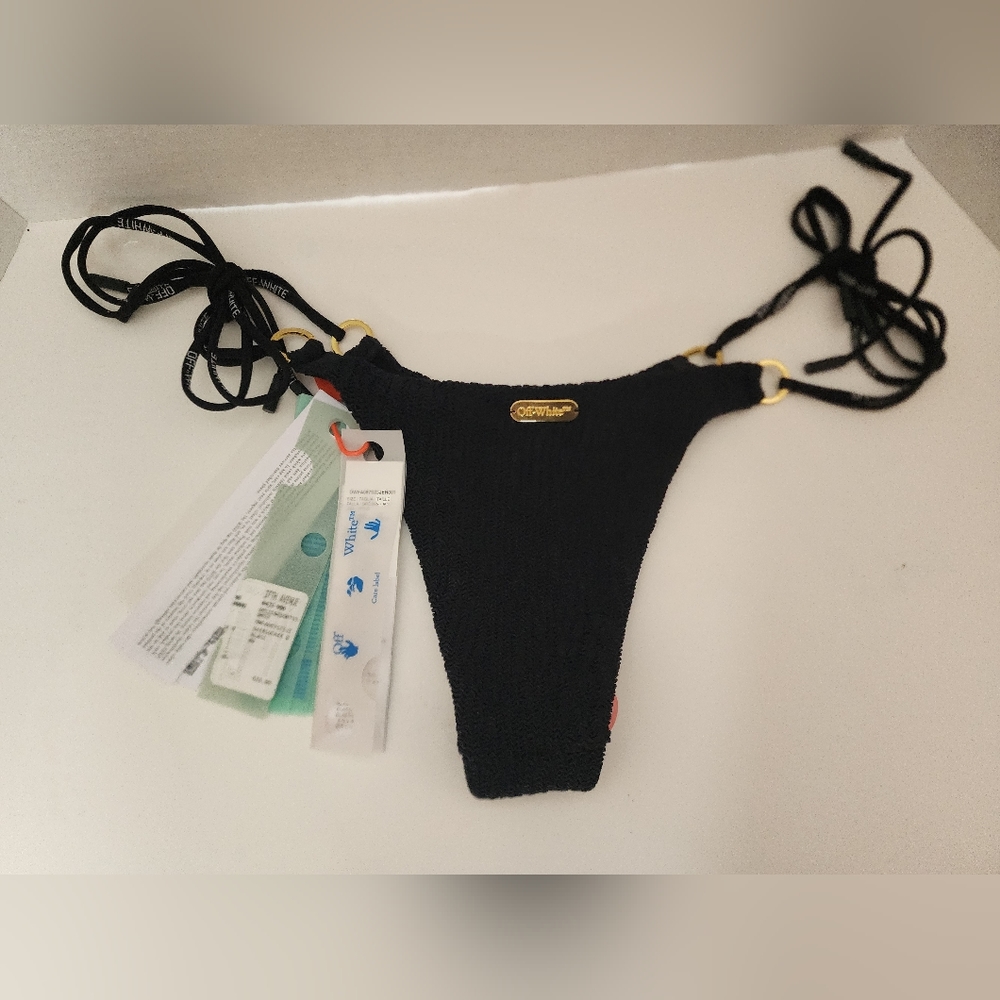 Off White Bikini Bottom - image 1